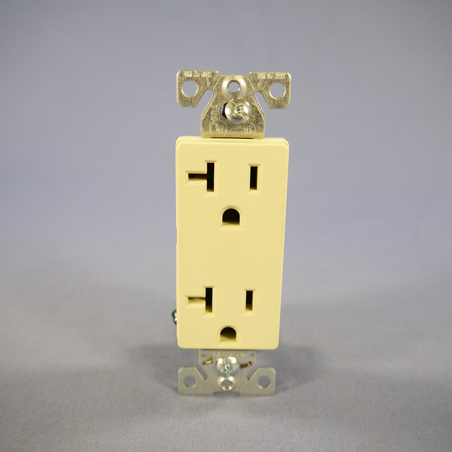 Cooper Ivory Commercial Decorator Receptacle Duplex Outlet 5-20R 20A 6352V-BU