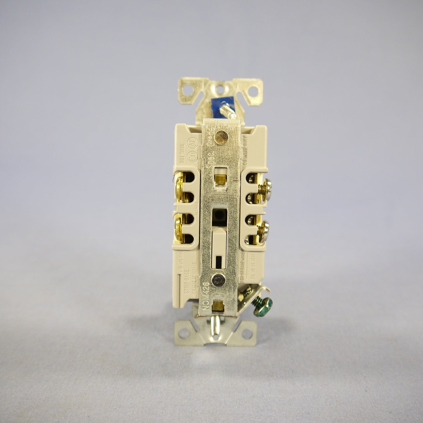 Cooper Ivory Commercial Decorator Receptacle Duplex Outlet 5-20R 20A 6352V-BU