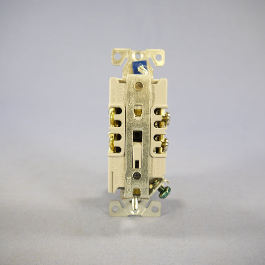 Cooper Ivory Commercial Decorator Receptacle Duplex Outlet 5-20R 20A 6352V-BU
