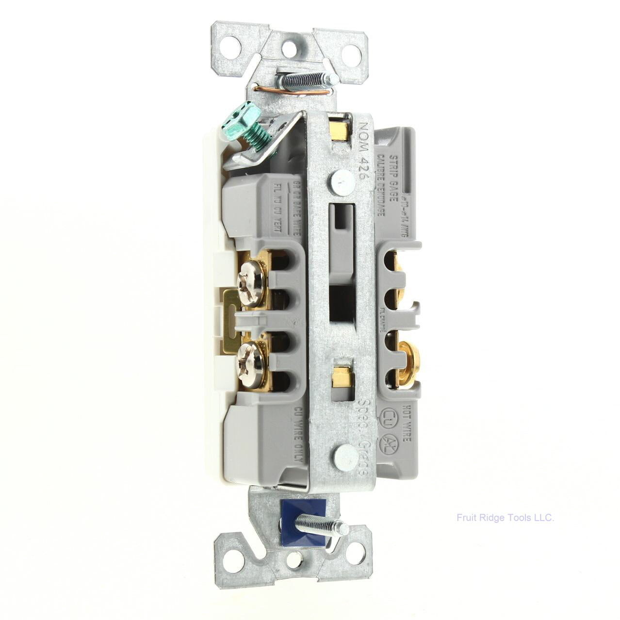 Cooper White Commercial Decorator Receptacle Duplex Outlet 5-20R 20A Bulk 6352W