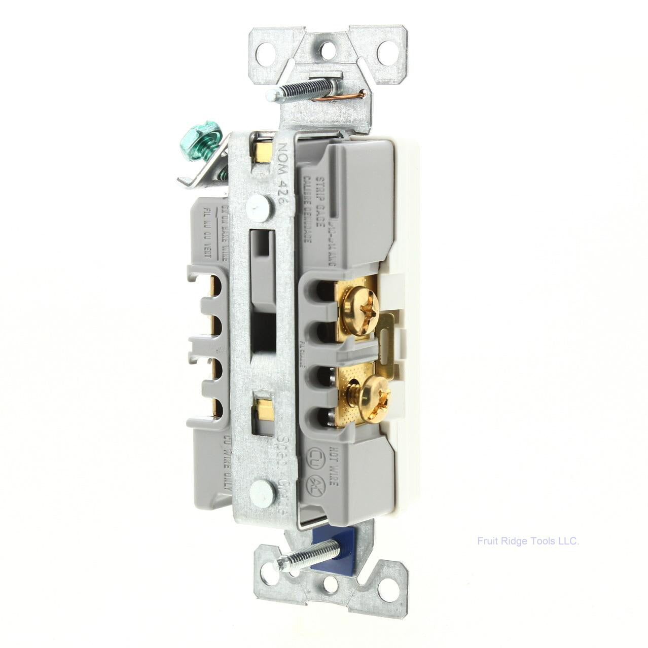 Cooper White Commercial Decorator Receptacle Duplex Outlet 5-20R 20A Bulk 6352W