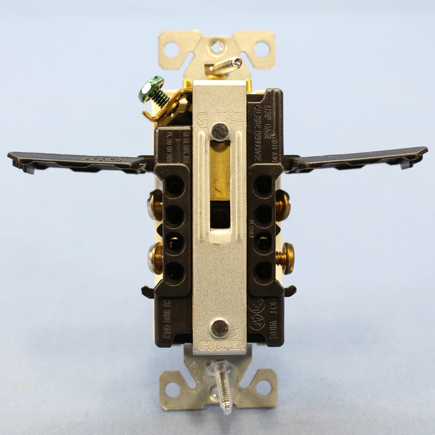 Cooper White Industrial Decorator Receptacle Duplex Outlet 5-20R 20A 6362W