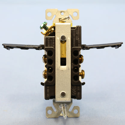 Cooper White Industrial Decorator Receptacle Duplex Outlet 5-20R 20A 6362W