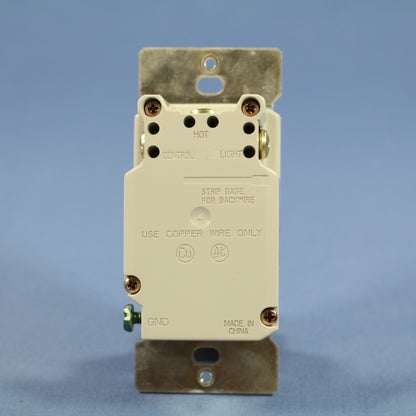 Cooper 6460V-K-C Ivory 3-Way 4-Way Decorator Touch Pad Master Dimmer Switch 600W