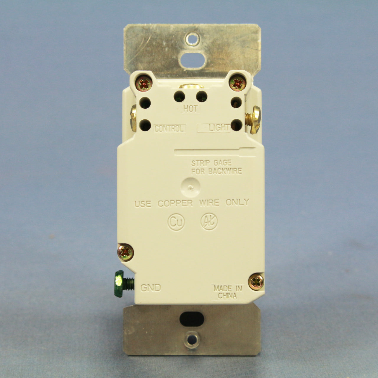 Cooper 6460W-K-C White 3-Way 4-Way Decorator Touch Pad Master Dimmer Switch 600W