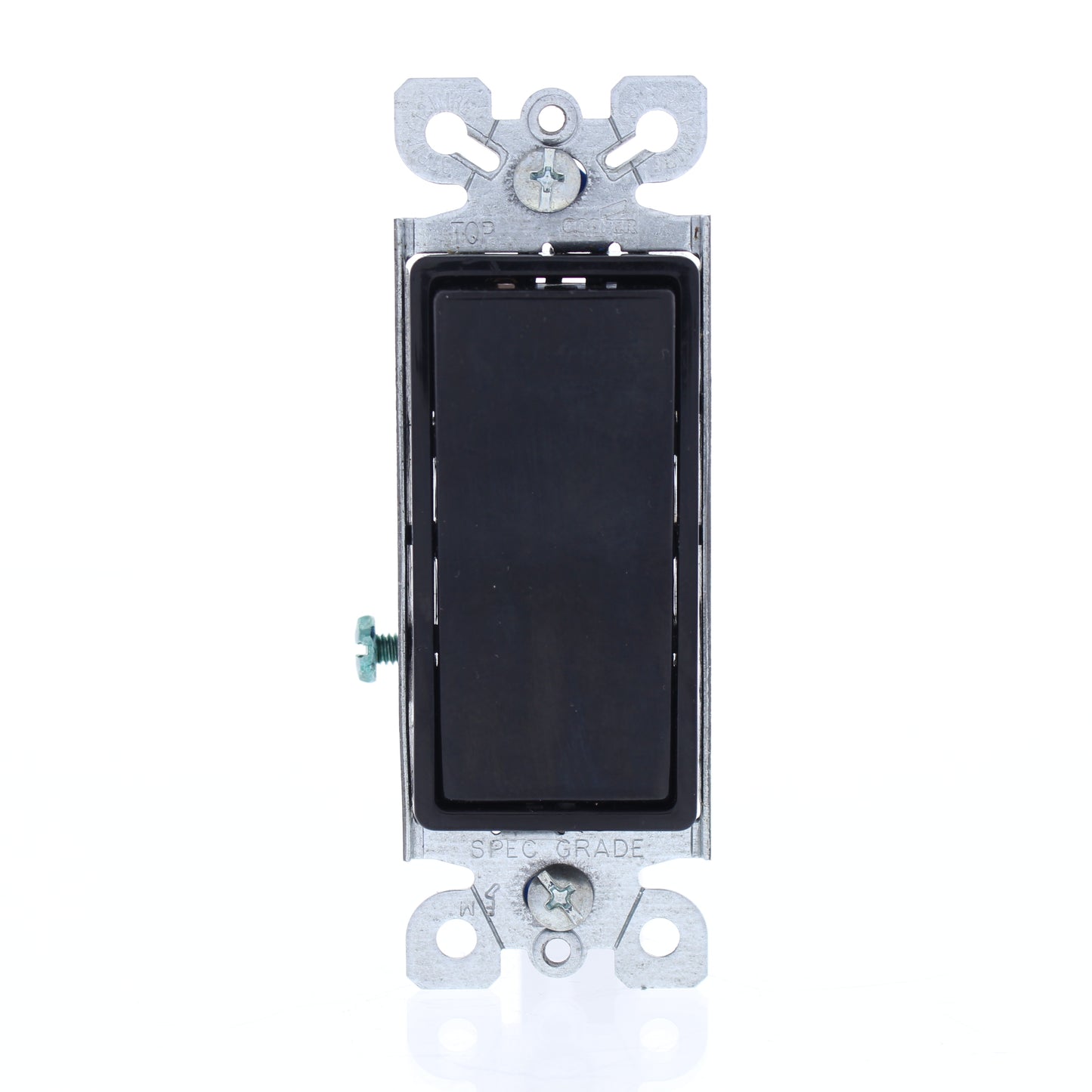 Cooper Black ON/OFF Single Pole Decorator Rocker Wall Light Switch 15A 6501BK