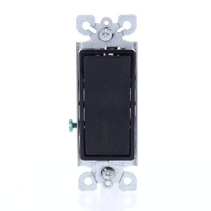 Cooper Black ON/OFF Single Pole Decorator Rocker Wall Light Switch 15A 6501BK