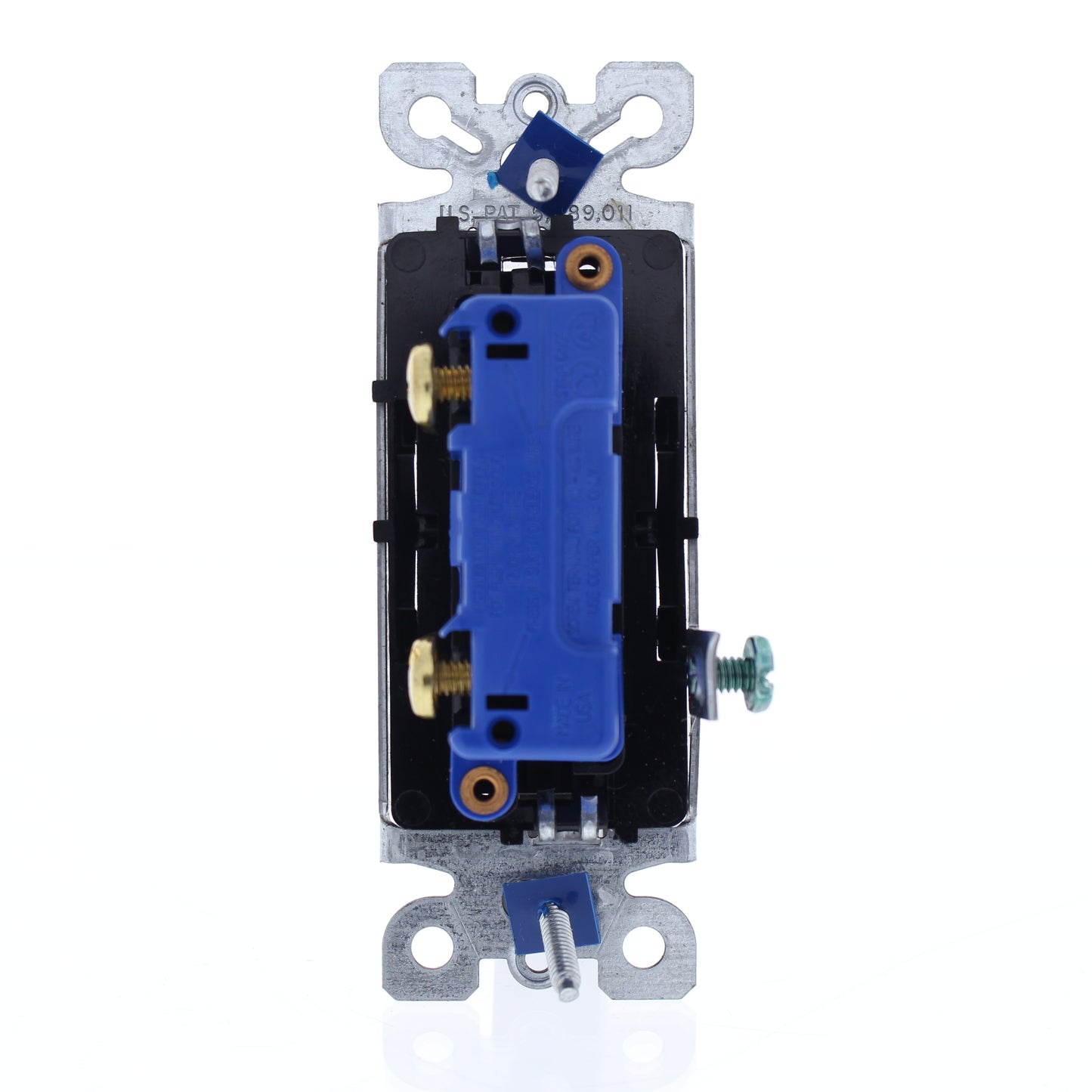 Cooper Black ON/OFF Single Pole Decorator Rocker Wall Light Switch 15A 6501BK