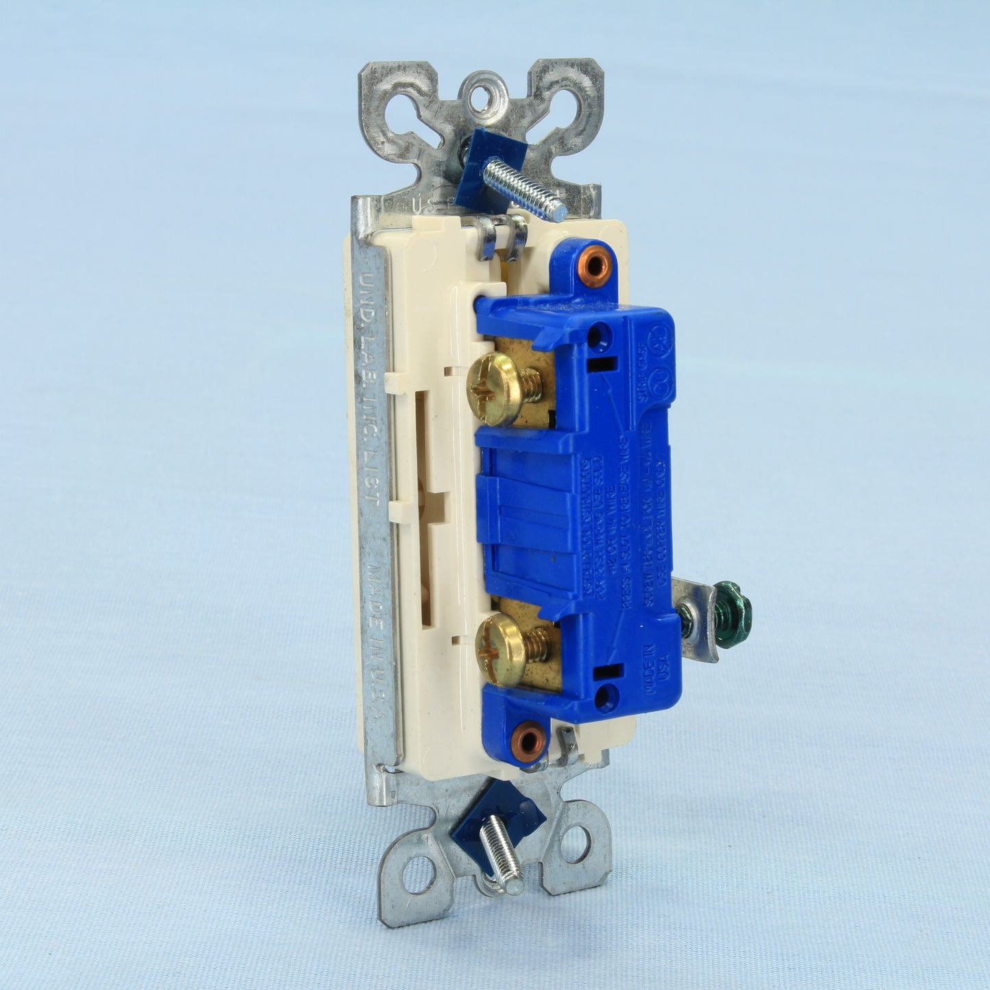 Cooper Light Almond On/Off Single Pole Decorator Rocker Light Switch 15A 6501LA