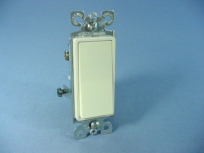 Cooper 6503LA Light Almond 3-Way Decorator Rocker Wall Light Switch 15A 120V