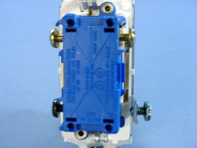 Cooper 6503LA Light Almond 3-Way Decorator Rocker Wall Light Switch 15A 120V