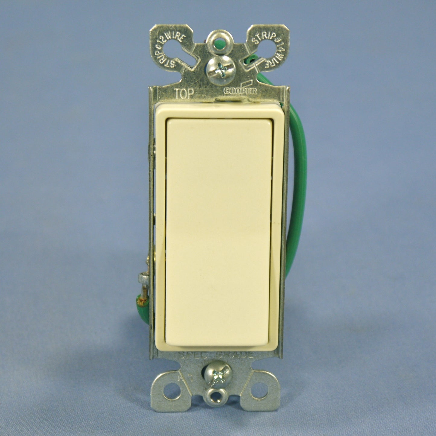 Cooper 6504A Almond Residential 4-Way Decorator Rocker Light Switch 15A 120V