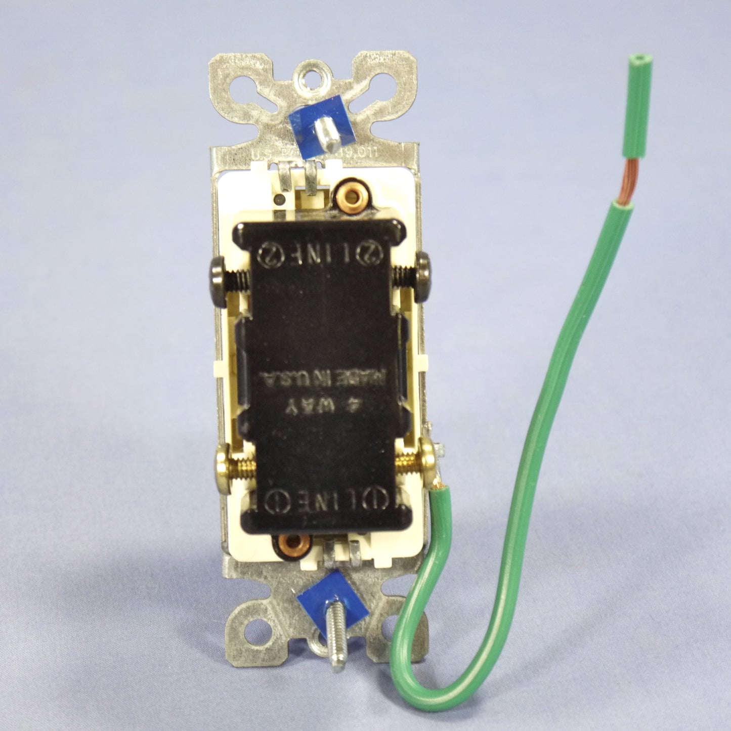 Cooper 6504A Almond Residential 4-Way Decorator Rocker Light Switch 15A 120V