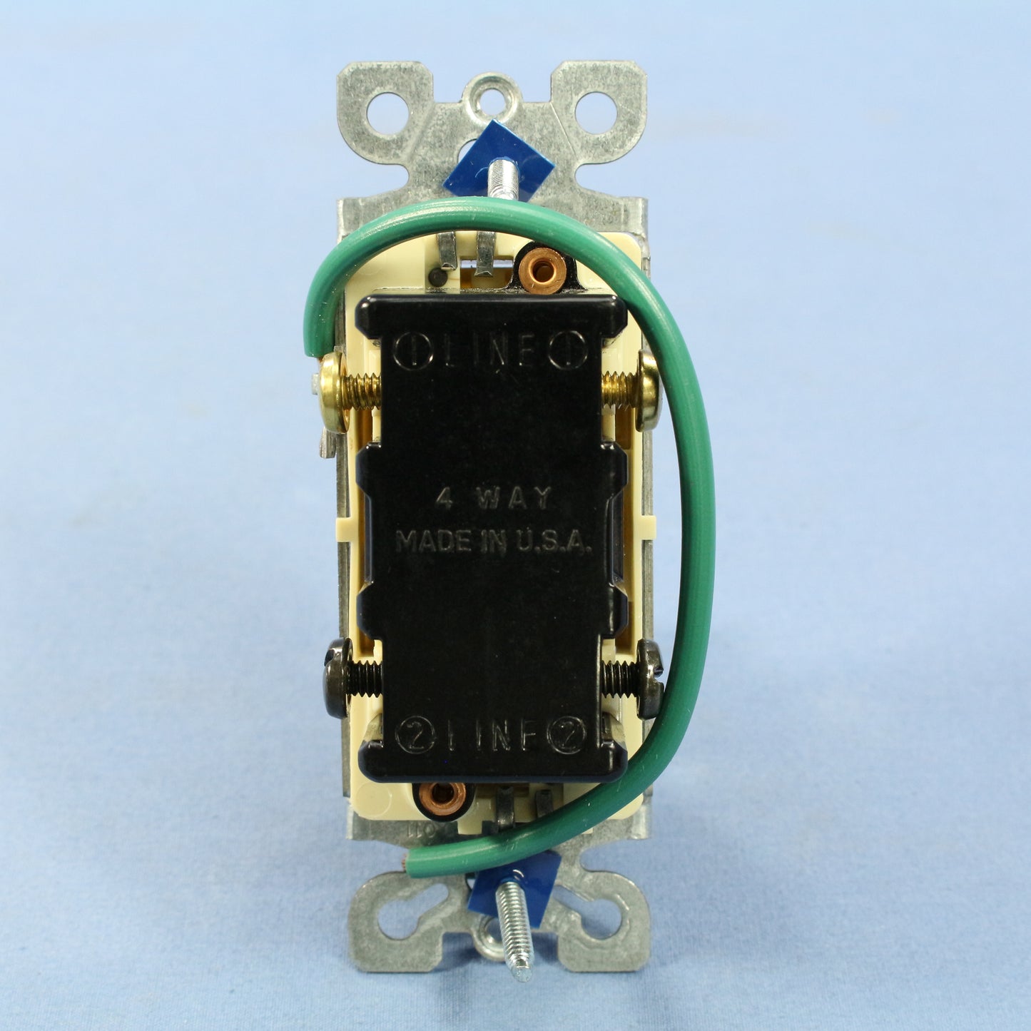 Cooper 6504V Ivory 4-Way Decorator Rocker Wall Light Switch 15A 120/277V 10pcs