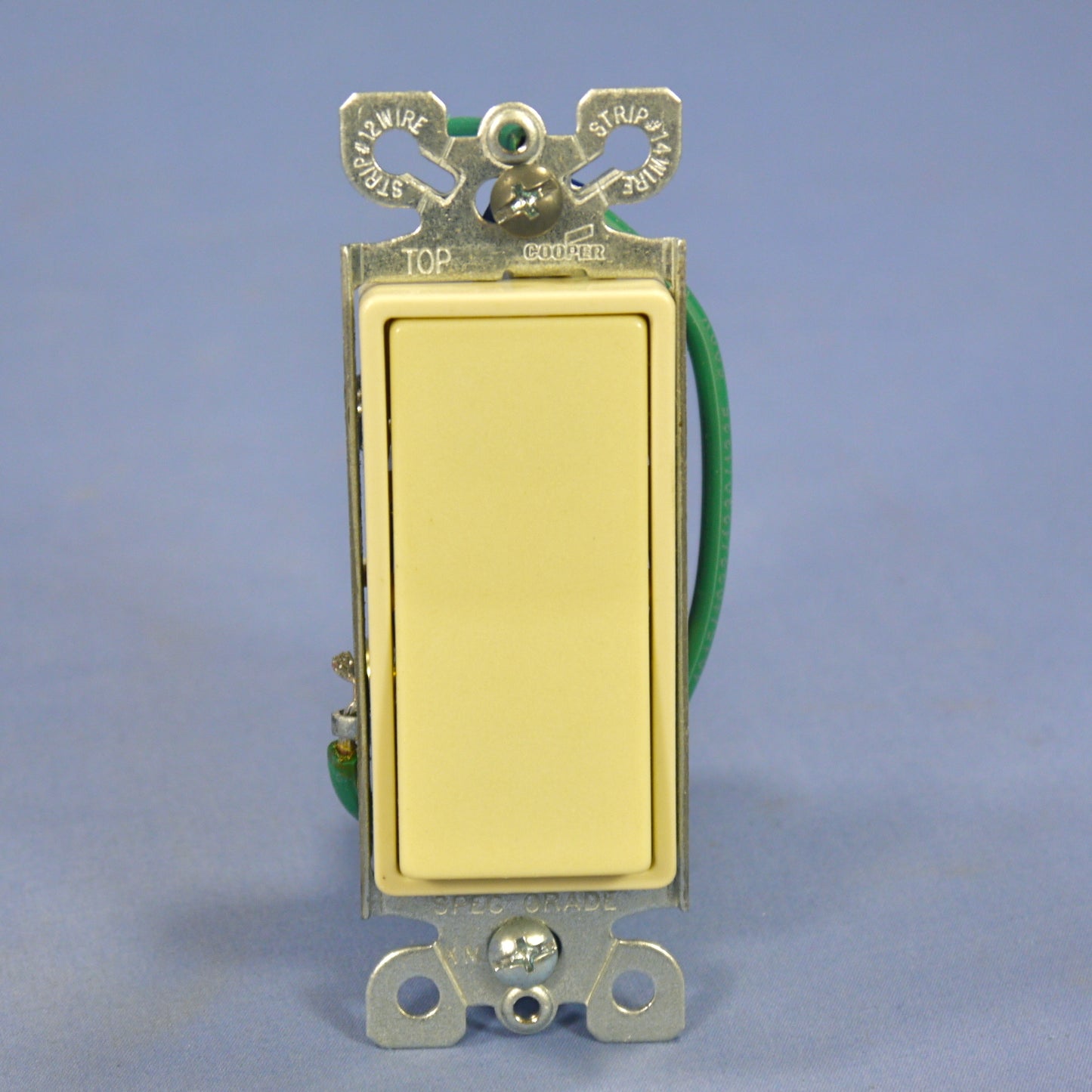 Cooper 6504V 4-Way Ivory Decorator Rocker Wall Light Switch Control 15A 120/277V