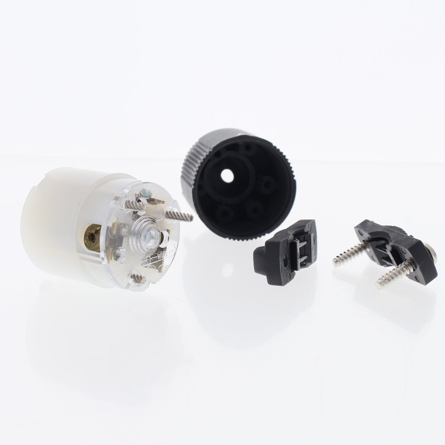 Cooper Straight Blade Safety Grip Nylon Dead-Front Connector 6-15R 15A 250V 6669