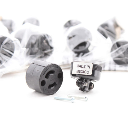 Cooper Hart-Lock 7464N 15A Midget Twist Locking Connector Plugs NEMA ML1 10pcs