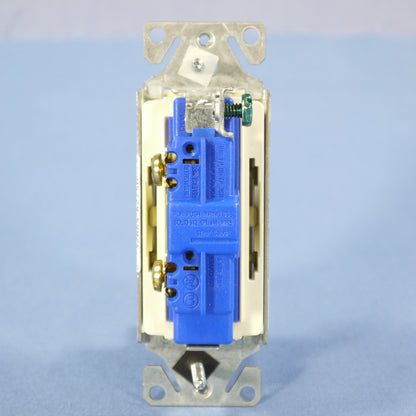 Cooper 7501A Almond Single Pole Decorator Rocker ON/OF Light Switches 15A 10pcs