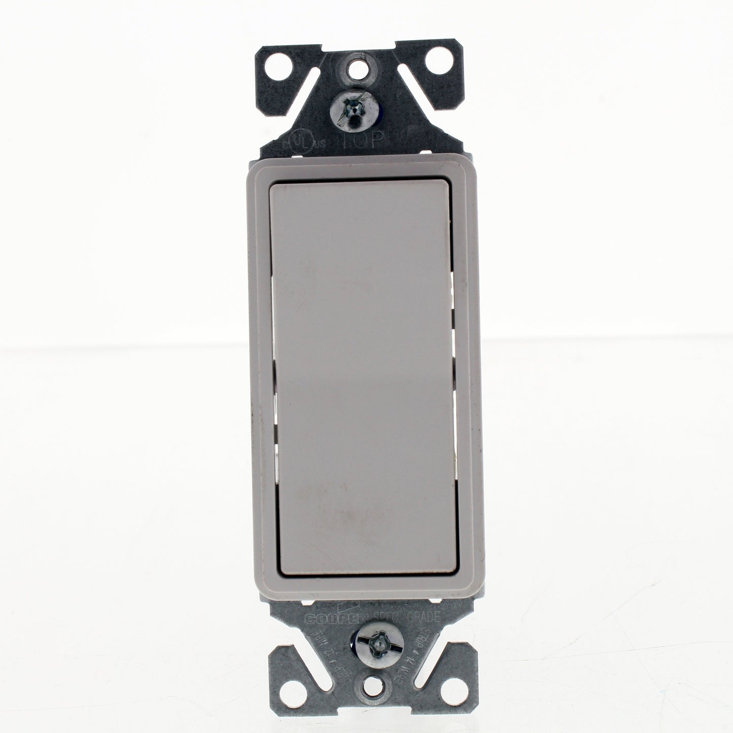 Cooper White Scratched Residential Single Pole On/Off Decorator Rocker Switch