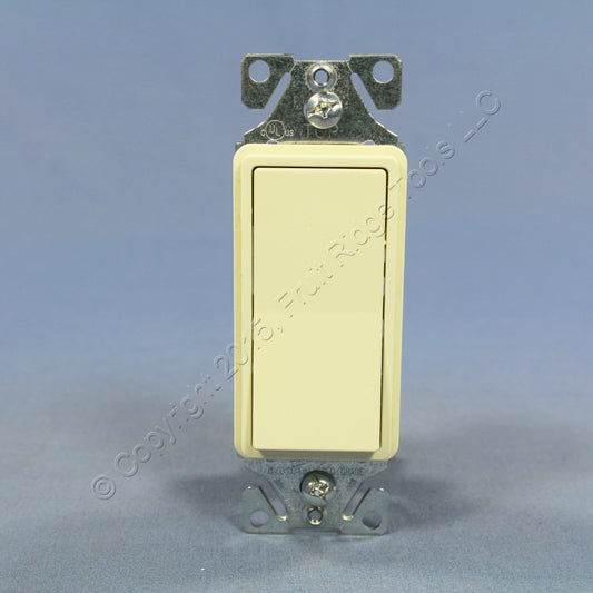 Cooper 7503A Almond Residential 3-Way Decorator Rocker Light Switch Control 15A