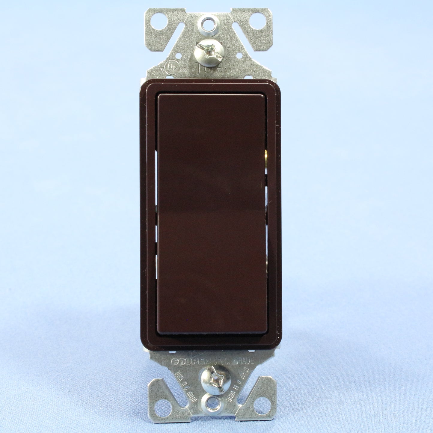 Cooper 7503B Brown Residential Decorator Rocker Wall Light Switch 3-Way 15A 10pc