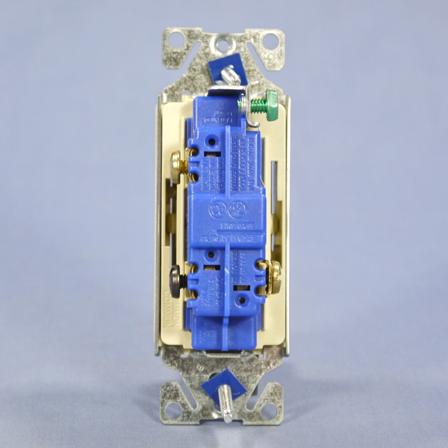 Cooper 3-Way Ivory Residential Decorator Rocker Wall Light Switch 15A Bulk 7503V