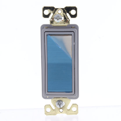 Cooper 7623CU Bronze Antimicrobial CuVerro White Decorator 3-Way Rocker Switch