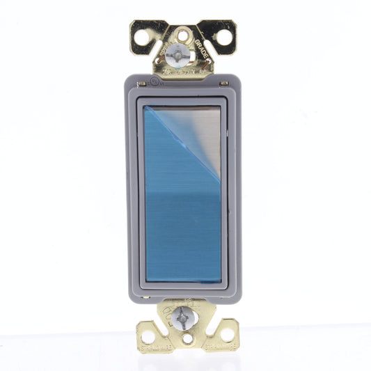Cooper 7623CU Bronze Antimicrobial CuVerro White Decorator 3-Way Rocker Switch