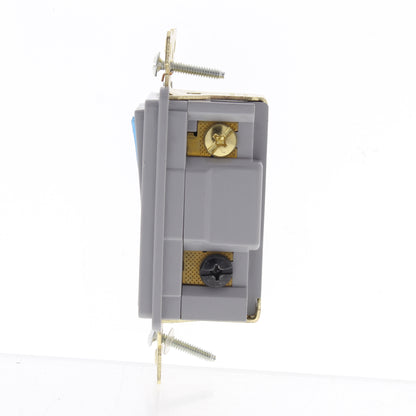 Cooper 7623CU Bronze Antimicrobial CuVerro White Decorator 3-Way Rocker Switch