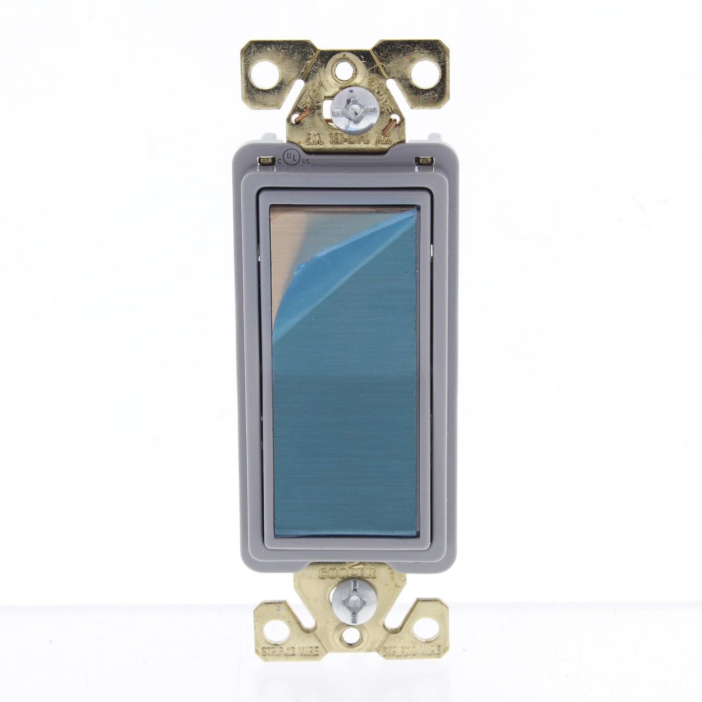 7624CUR Antimicrobial CuVerro Rose Copper Decorator 4-Way Rocker Switch 20A