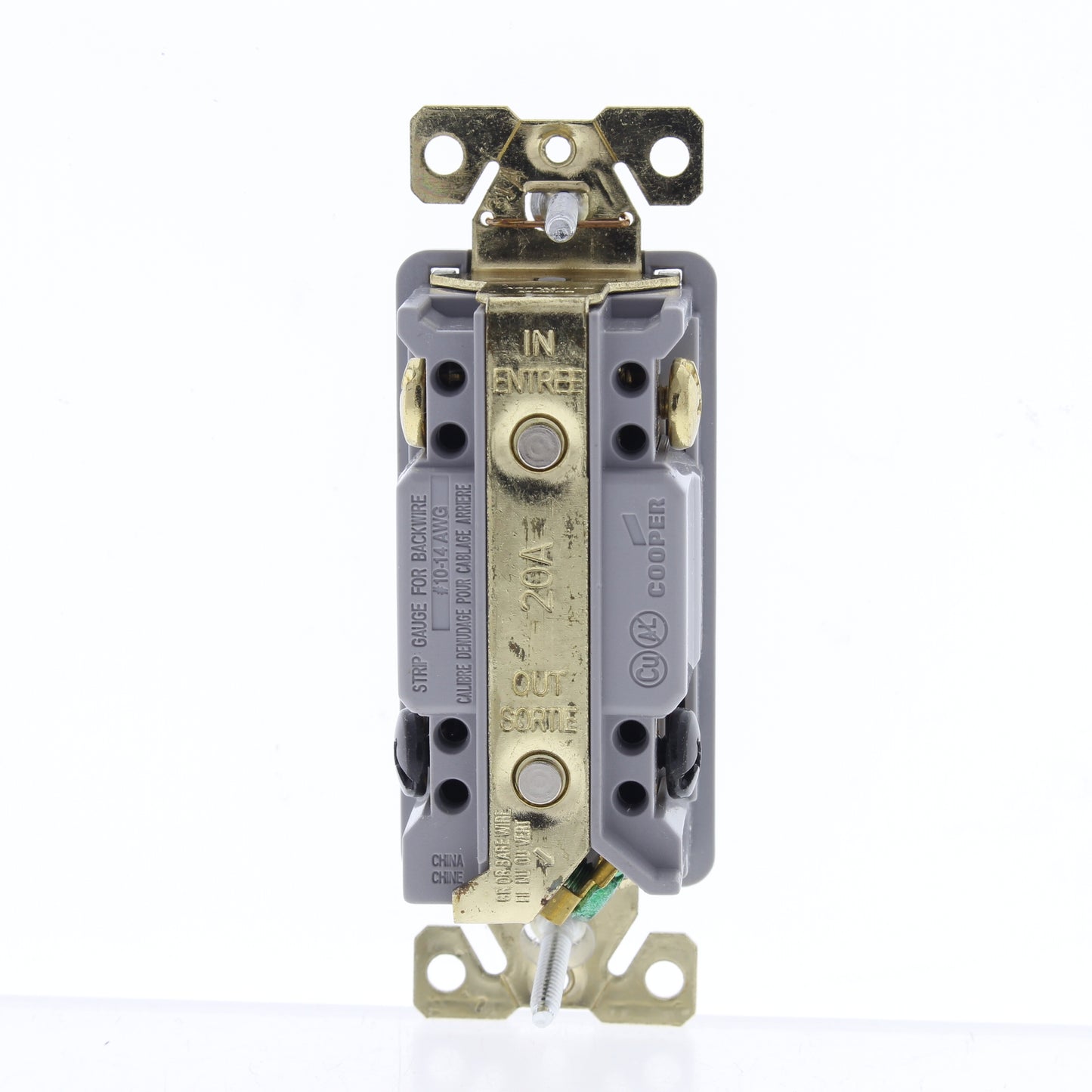 7624CUR Antimicrobial CuVerro Rose Copper Decorator 4-Way Rocker Switch 20A