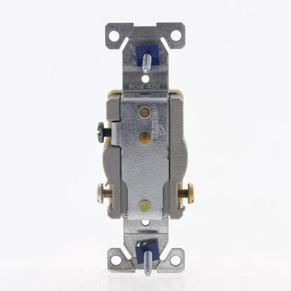 Cooper 817A Almond Commercial Single Outlet Straight Blade Receptacle 5-15R 15A