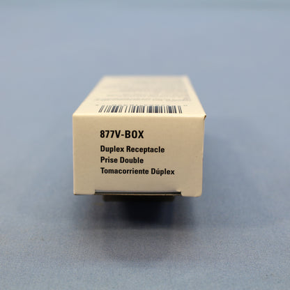 Cooper 877V Ivory 20A Outlet Duplex Receptacle Nema 5-20R 125V Boxed Commercial