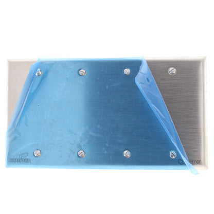 Cooper 93154CU Copper 4-Gang Blank CuVerro Antimicrobial Wallplate Box Mount