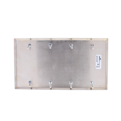 Cooper 93154CU Copper 4-Gang Blank CuVerro Antimicrobial Wallplate Box Mount