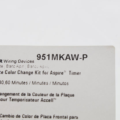 Cooper Aspire AlPine White Color Change Kit for 5, 10, 15, 30, 60 Minutes Timer
