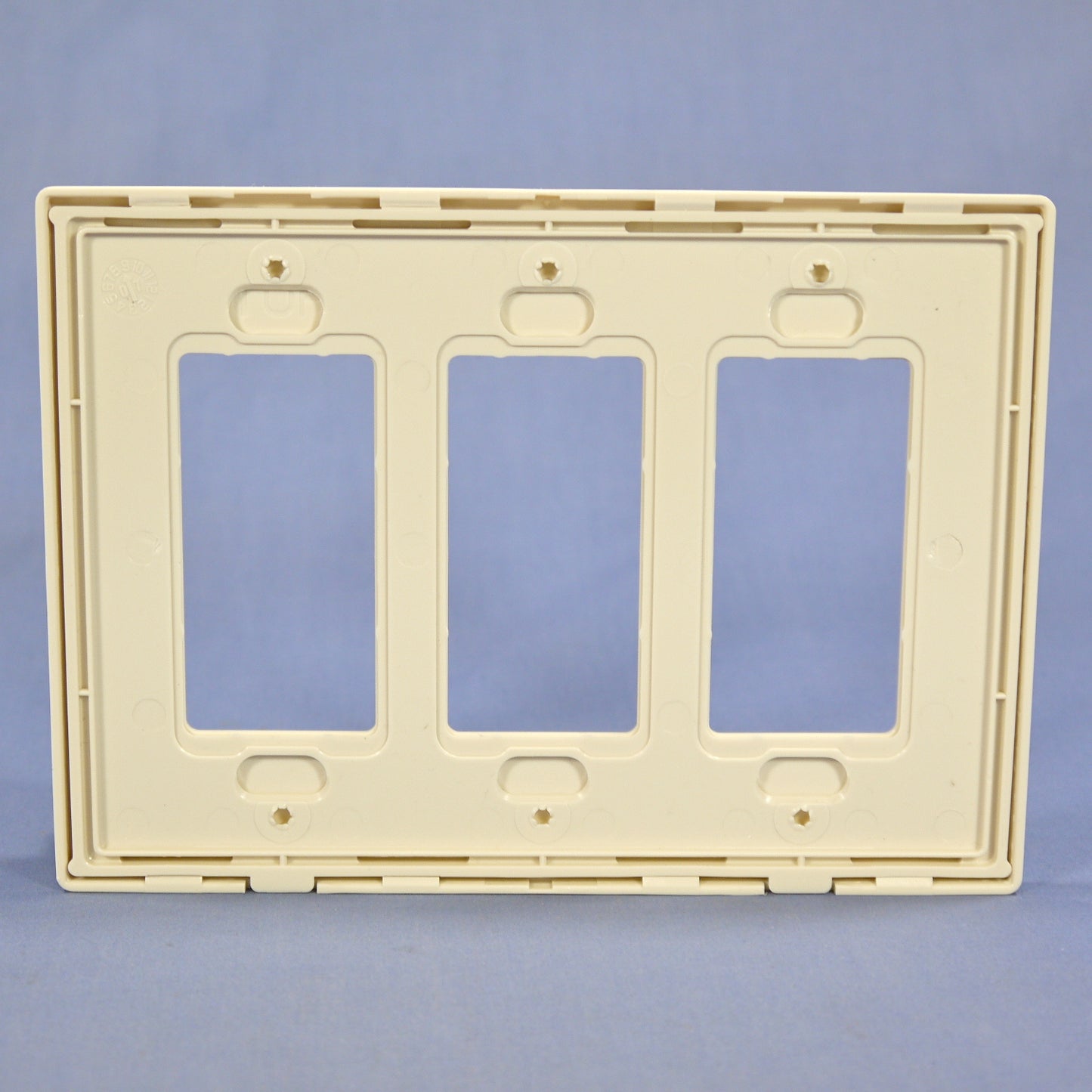 Cooper 9523DS Desert Sand 3-Gang Unbreakable Decorator GFCI GFI Wallplate Cover