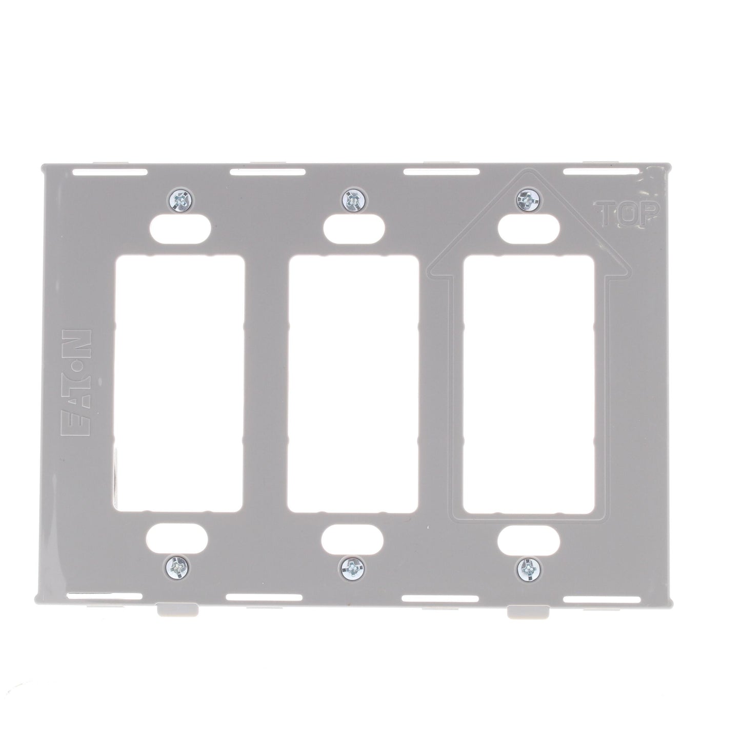Cooper 9523SG Silver Granite 3-Gang Decorator Unbreakable Nylon Wallplate Cover