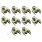 10 Cooper Aspire Desert Sand TV Video Connector FType Coaxial Cable Jacks 9555DS