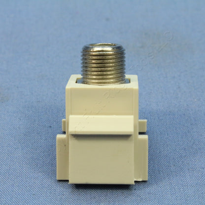 10 Cooper Aspire Desert Sand TV Video Connector FType Coaxial Cable Jacks 9555DS