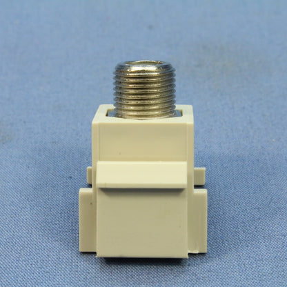 Cooper Aspire Desert Sand TV Video Connector F-Type Coaxial Cable Jack 9555DS