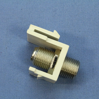 Cooper Aspire Desert Sand TV Video Connector F-Type Coaxial Cable Jack 9555DS