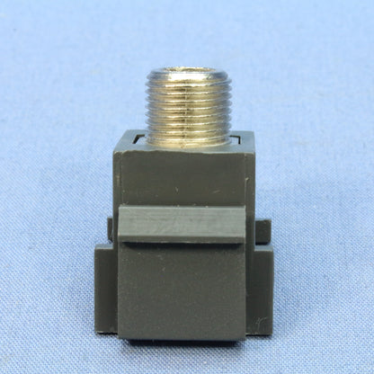 Cooper Aspire Silver Granite TV Video Connector F-Type Coaxial Cable Jack 9555SG