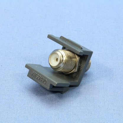 Cooper Aspire Silver Granite TV Video Connector F-Type Coaxial Cable Jack 9555SG