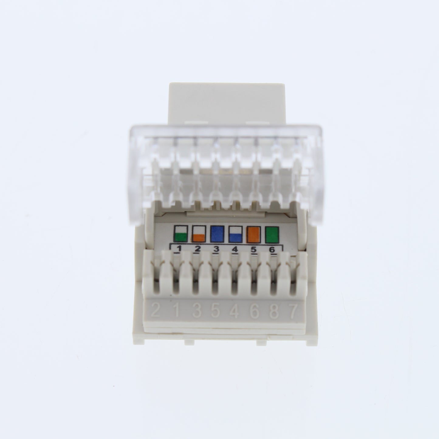 Cooper Aspire Desert Sand RJ12 Cat3 Snap-In Modular Voice Jack 6-Position 9556DS