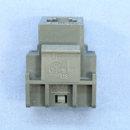 Cooper Aspire Silver Granite Cat3 Snap-In Modular Voice Jack 6-Position 9556SG