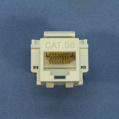 10 Cooper Aspire Desert Sand Cat5e Snap-In Modular Jacks 110 Style 8-Position