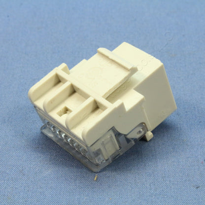 10 Cooper Aspire Desert Sand Cat5e Snap-In Modular Jacks 110 Style 8-Position