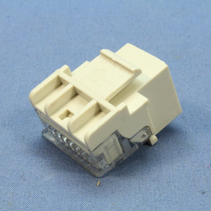 Cooper Aspire Desert Sand Cat5e Snap-In Modular Jack 110 Style 8-Position 9557DS