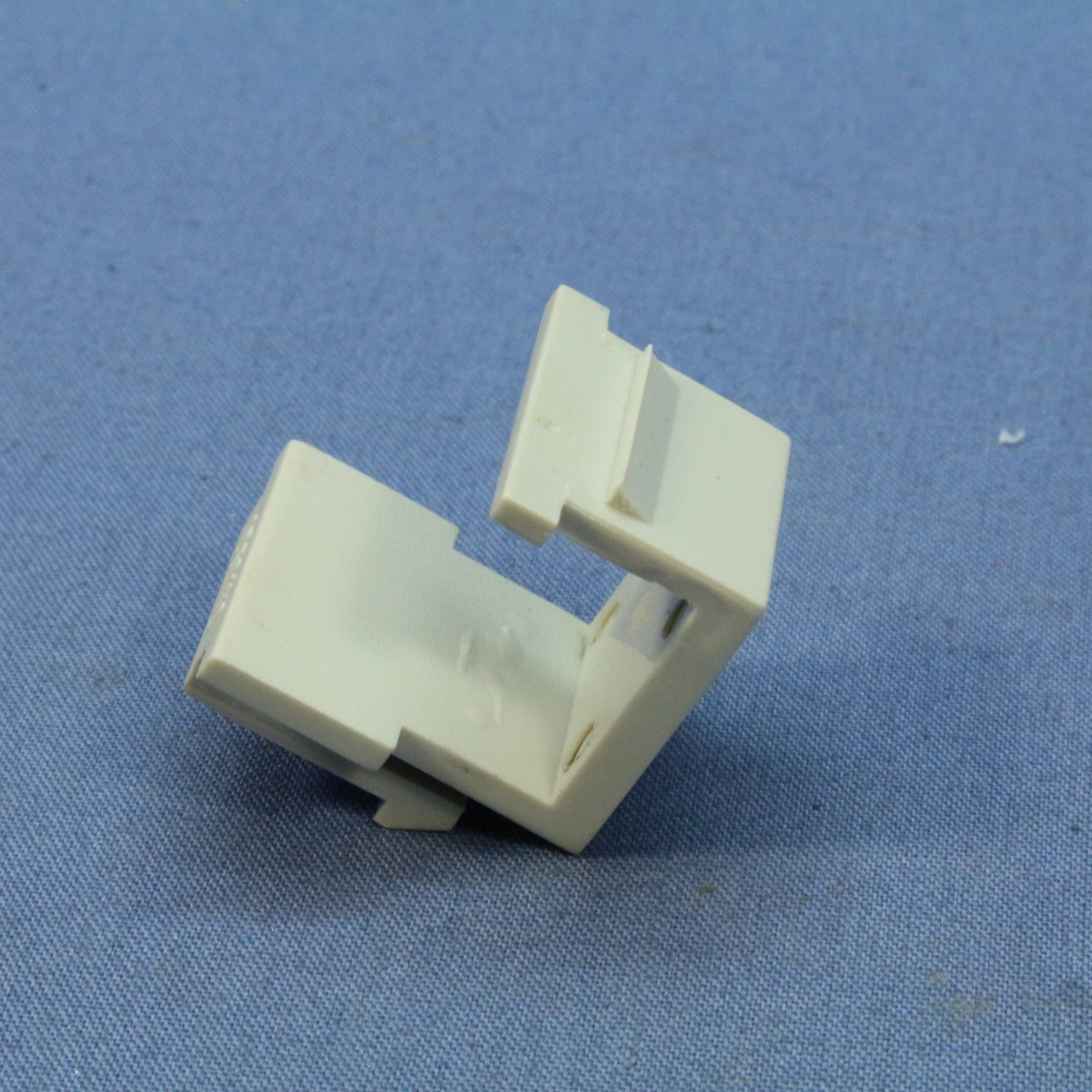 Cooper 9558WS Aspire White Satin Pale Gray Blank Wallplate Port Filler Insert